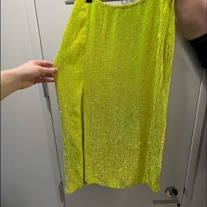 Retrofête Veronica sequined chiffon midi skirt